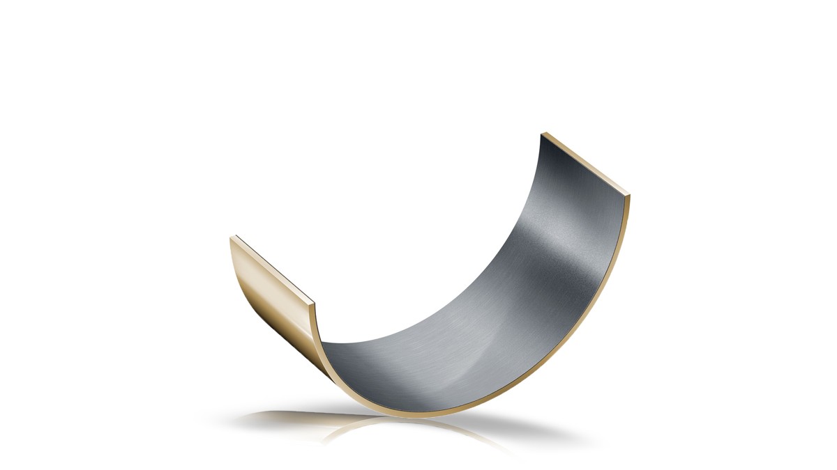 Metal-polymer composite plain bearings